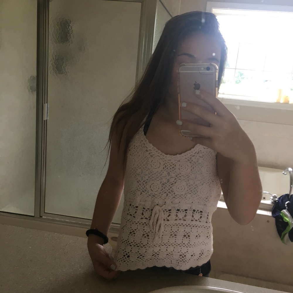 🌹•PINK LIGHT WASHED KNITTED TOP•🌹